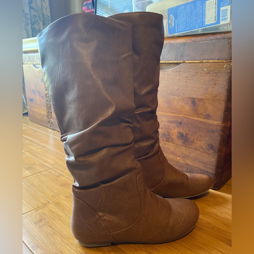 Brown Leather Boots